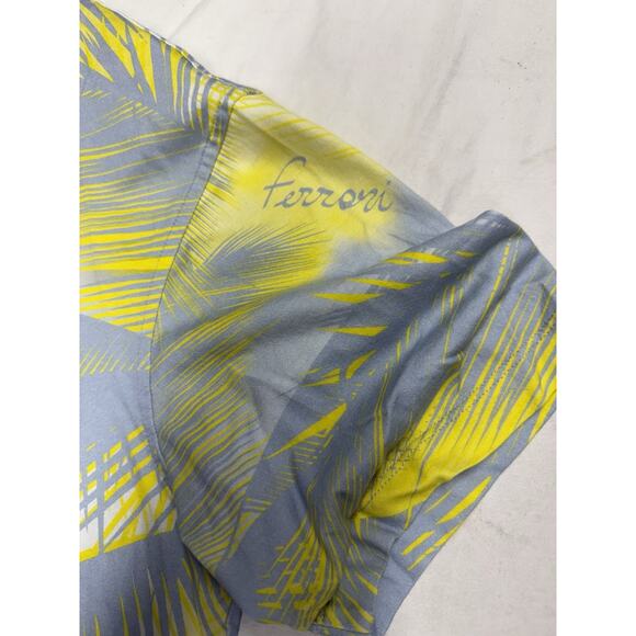 Ferrari T Shirt Mens Size Small Grey Yellow All Over Print Sports Car Racing F1 - Picture 4 of 9